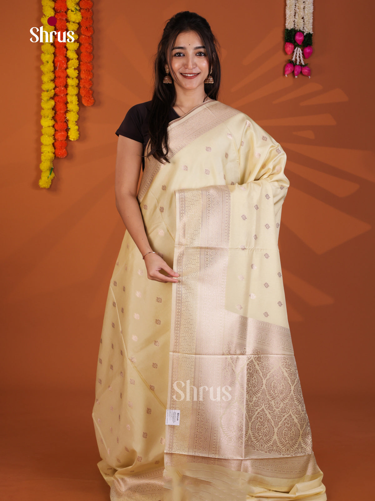 DKS27042 - Semi Chiniya Saree