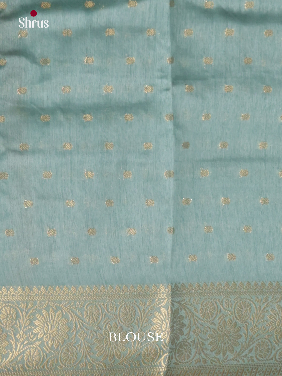 Light Blue- Semi Rawsilk Saree - Shop on Shrus.com