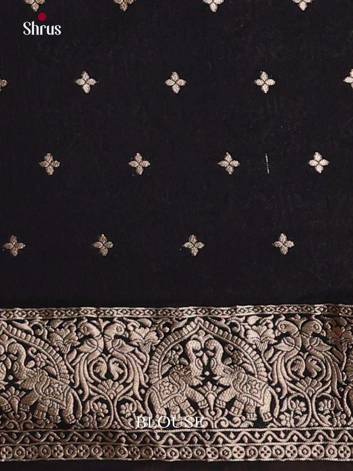 Black - Semi Georgette Saree