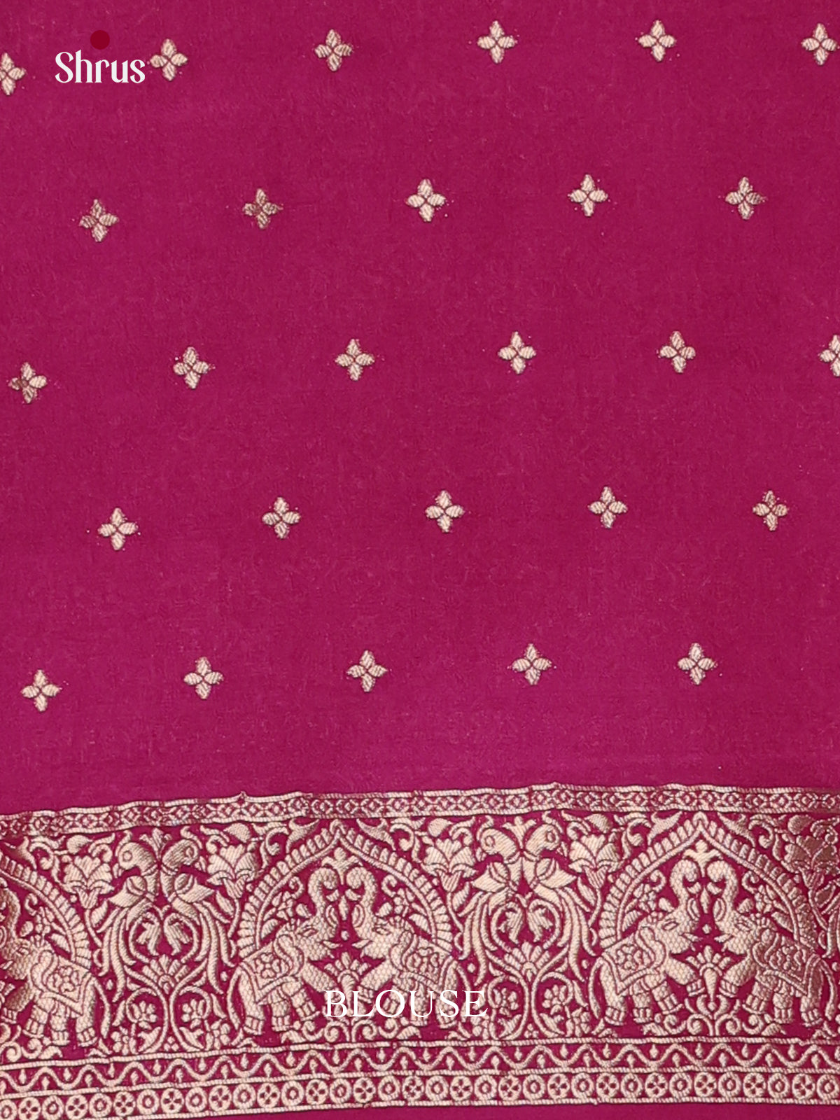 Purple - Semi Georgette Saree