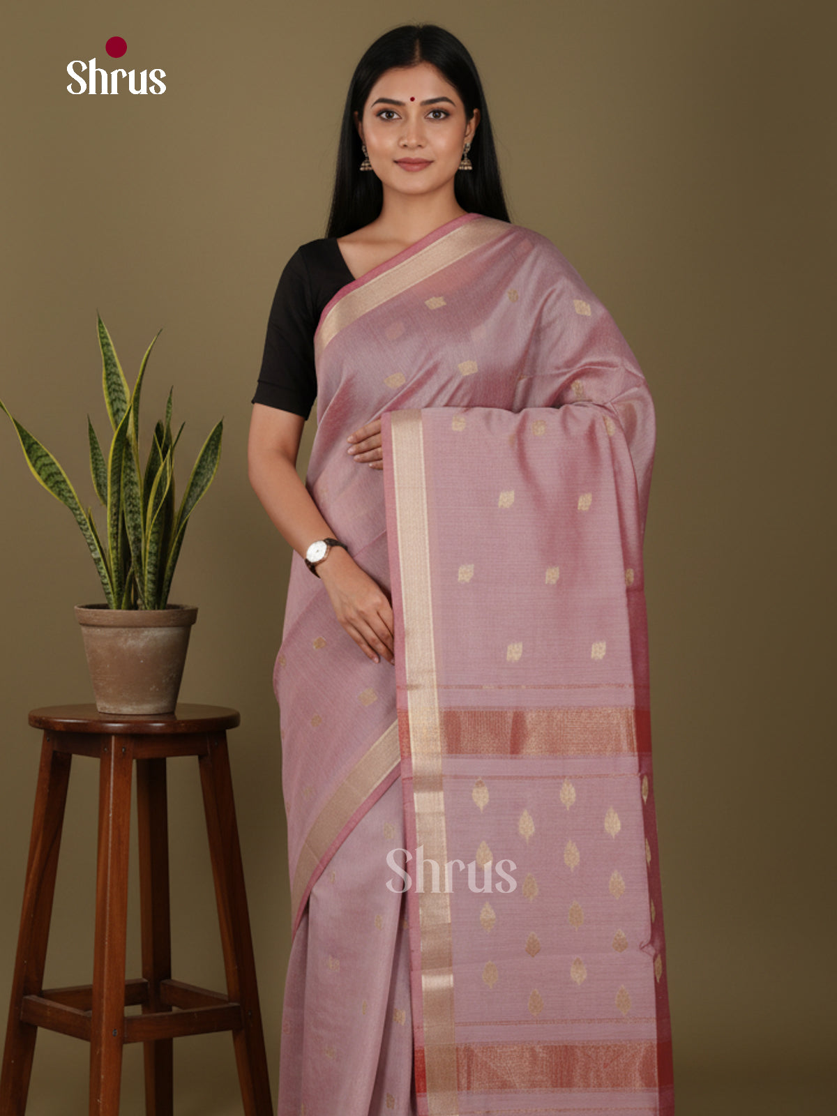 Mild Lavender- Art Maheshwari Saree