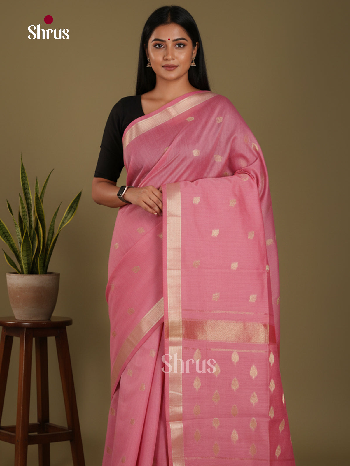 Pink- Art Maheshwari Saree