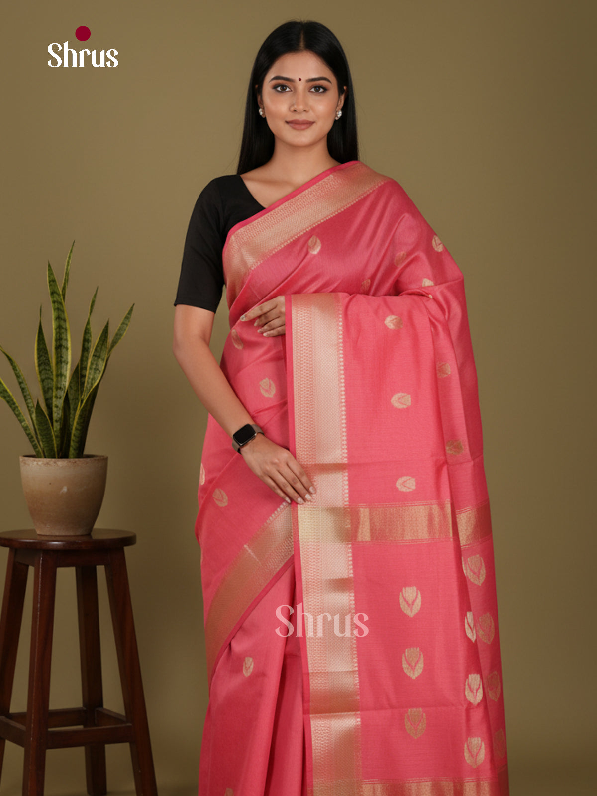 Pink- Art Maheshwari Saree