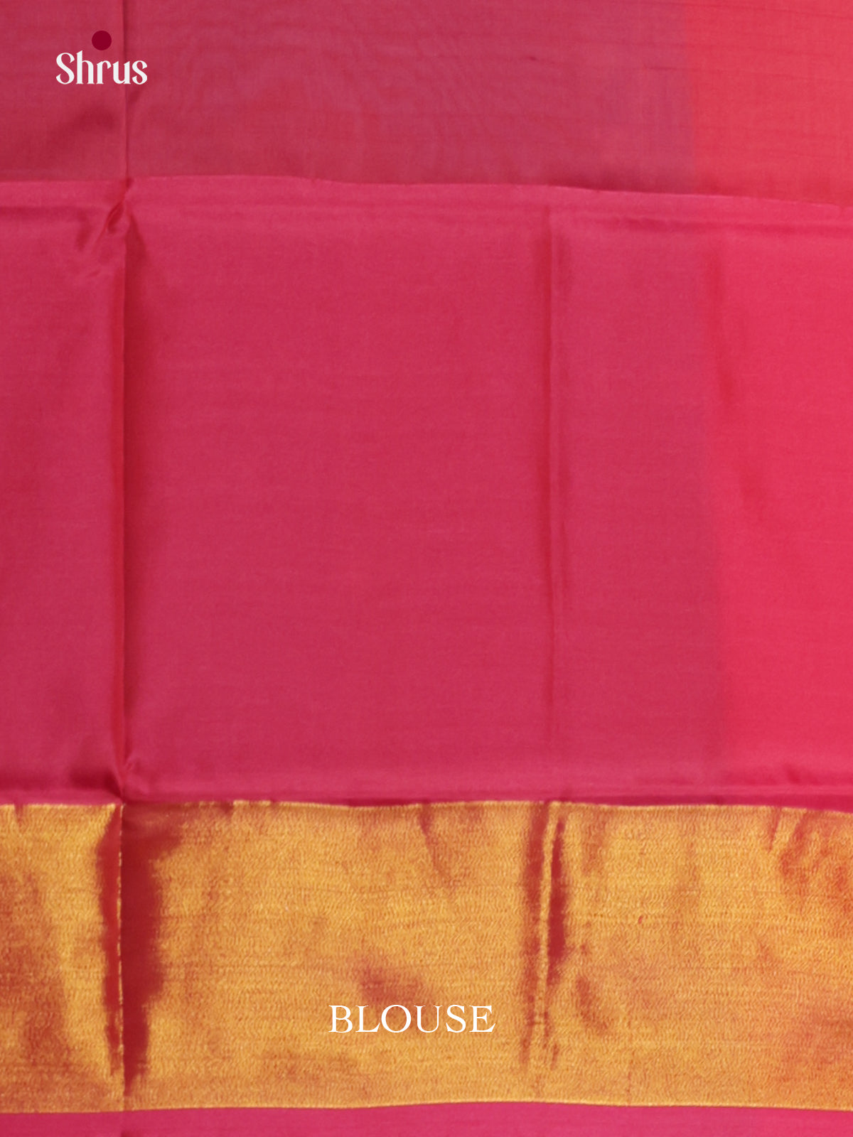 Blue & Pink - Semi uppada Saree