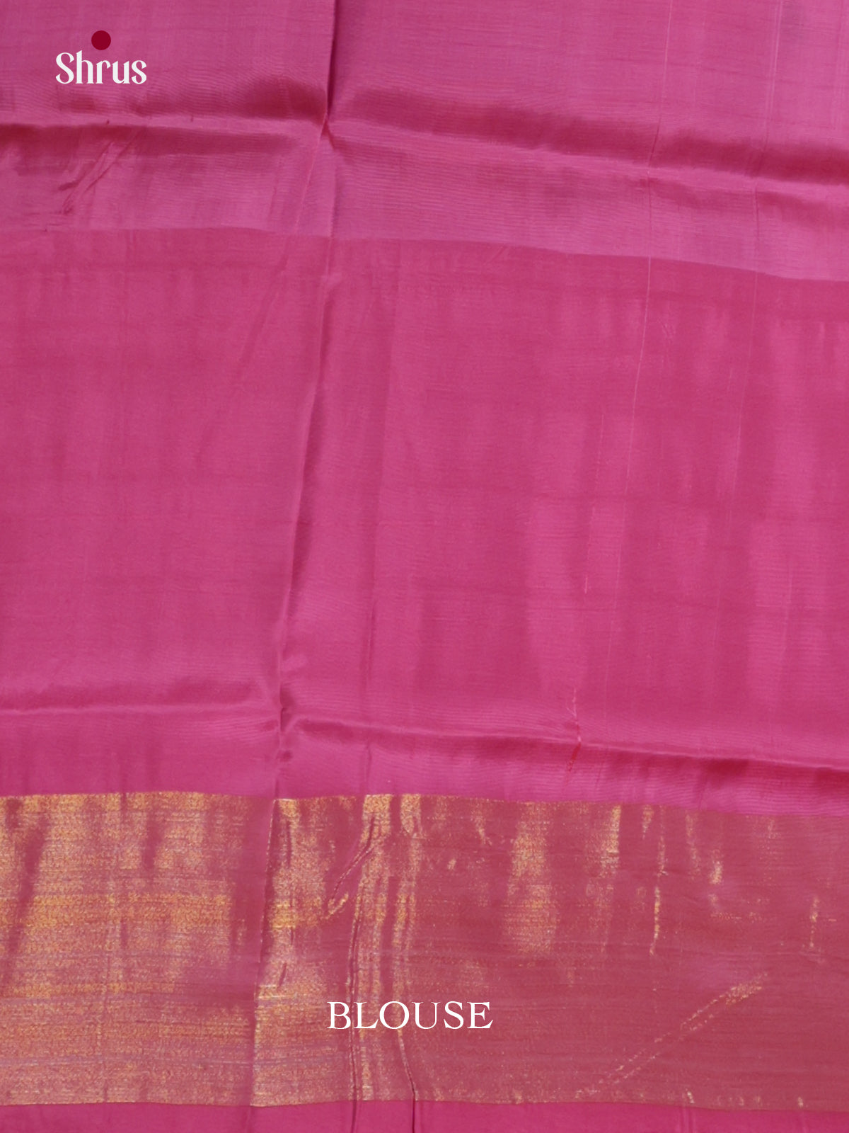 Blue & Pink - Semi uppada Saree