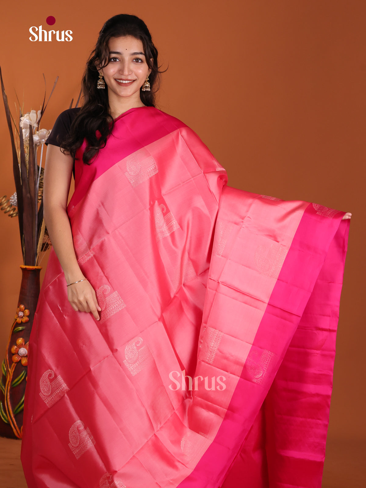 DKS29236 - Softsilk-halfpure Saree - Shop on Shrus.com