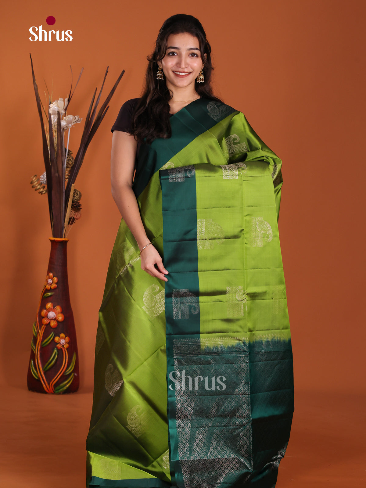 DKS29239 - Softsilk-halfpure Saree - Shop on Shrus.com