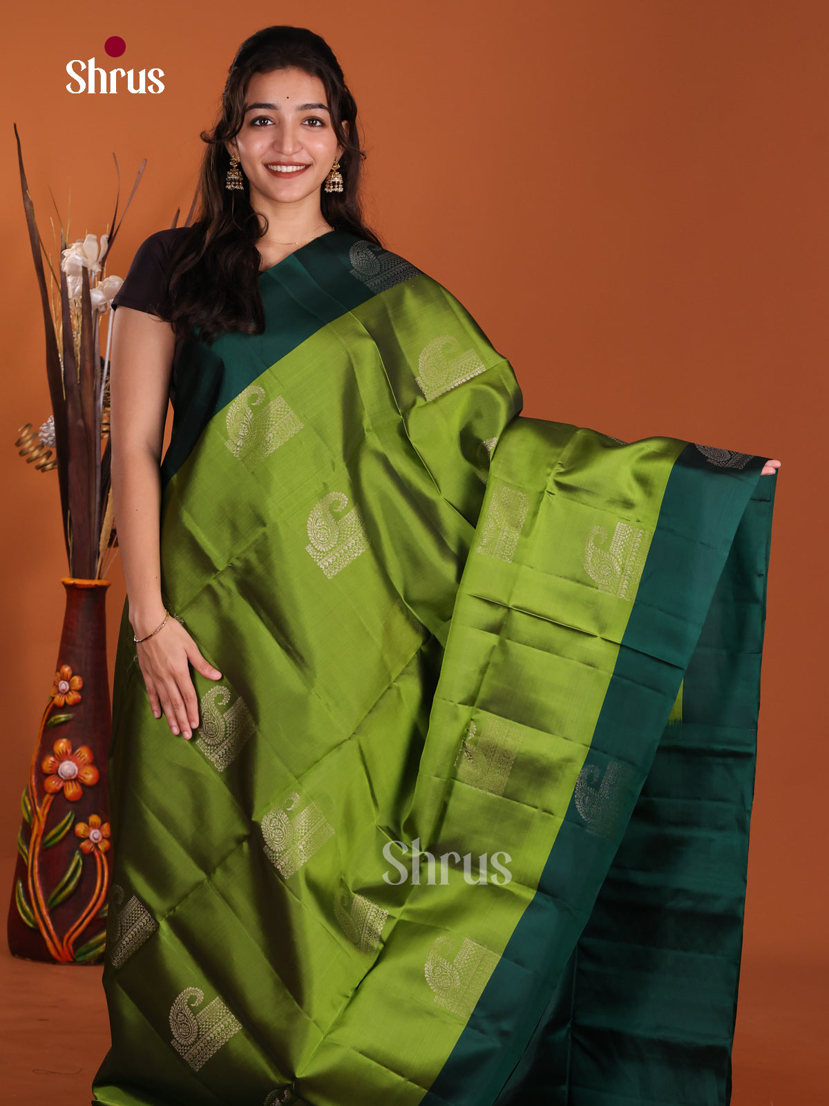 DKS29239 - Softsilk-halfpure Saree - Shop on Shrus.com
