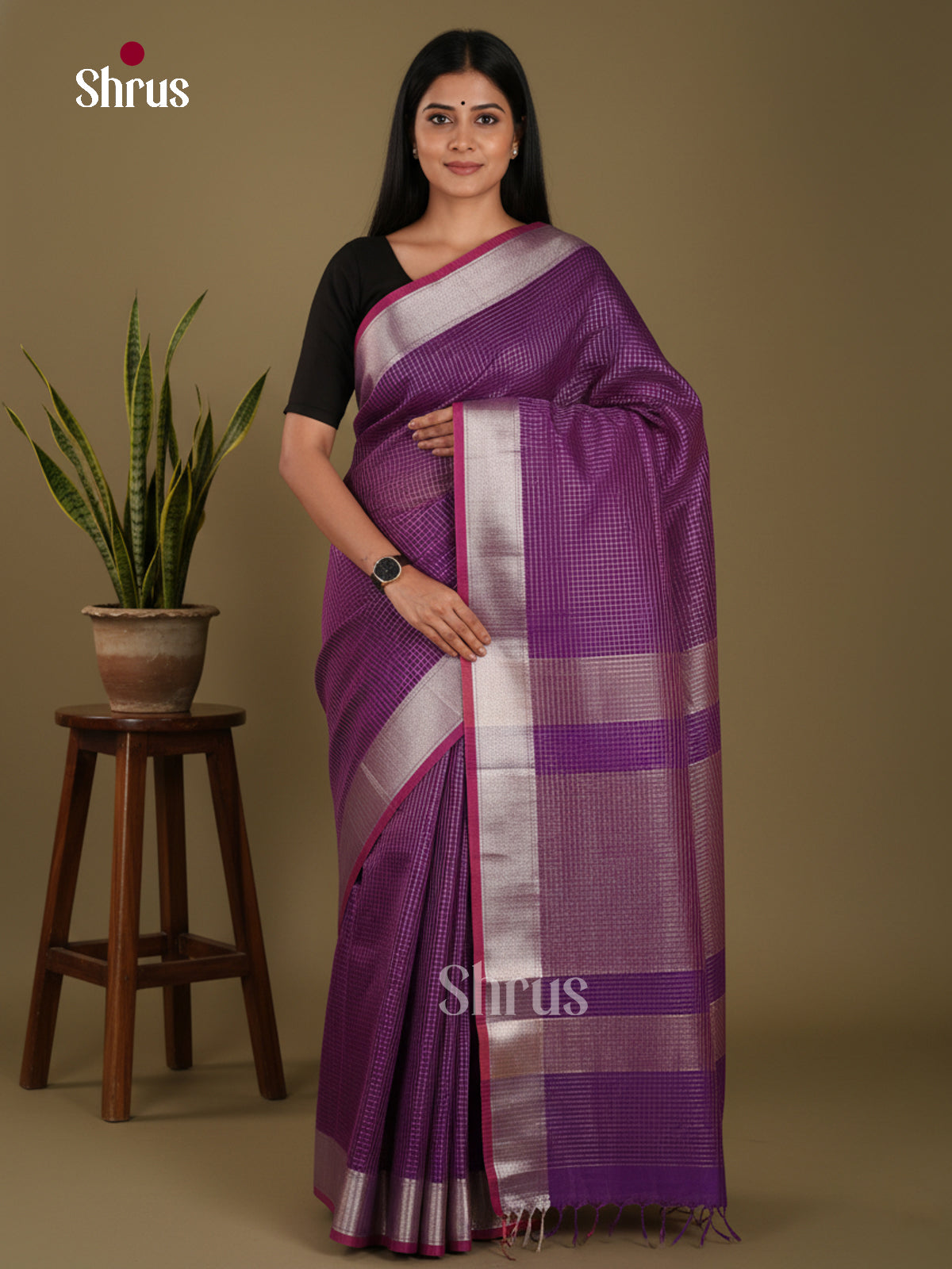 Violet - Art Maheshwari Saree