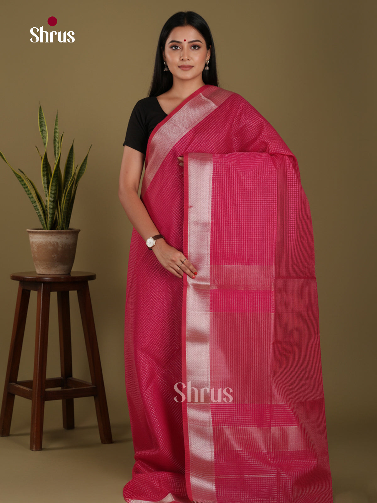 Pink- Art Maheshwari Saree