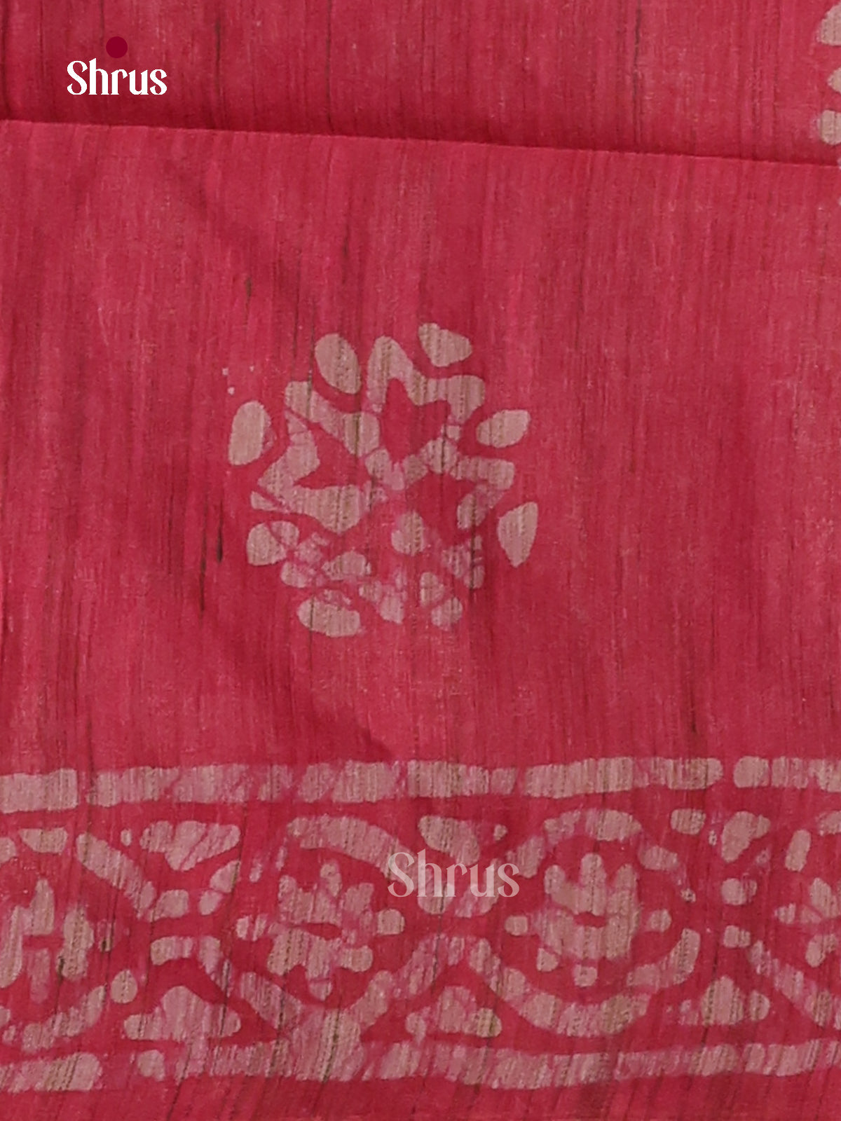 Red - Bhatik Saree