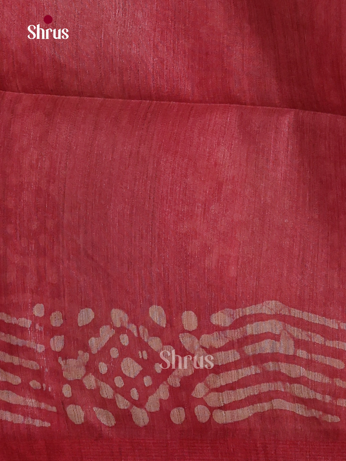 black & Red - Bhatik Saree