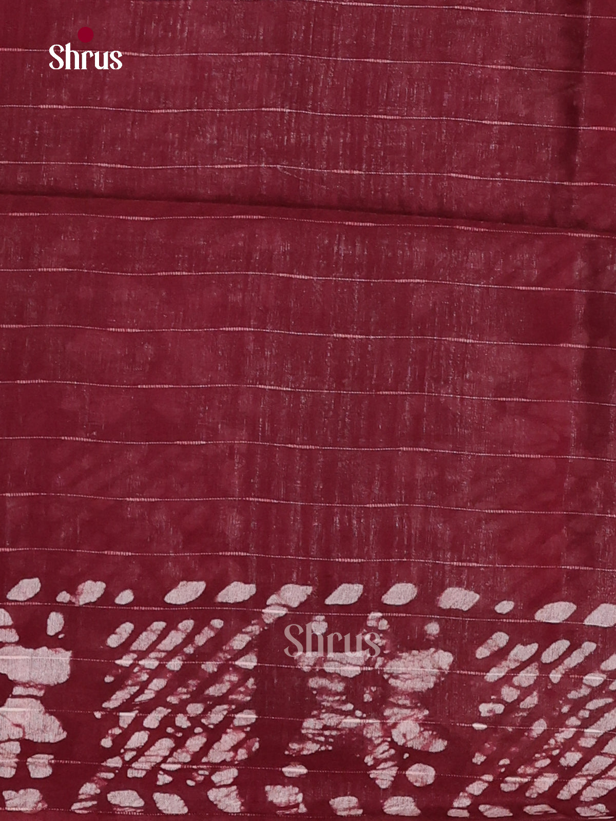 Pink & Maroon - Bhatik Saree