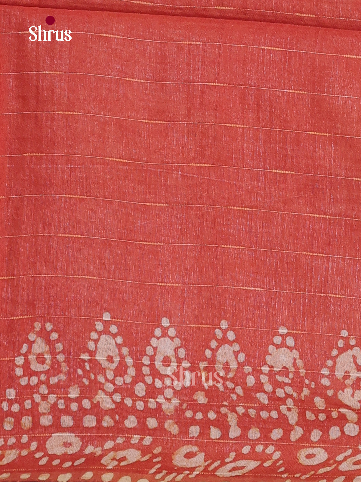 Maroon & brick - Bhatik Saree