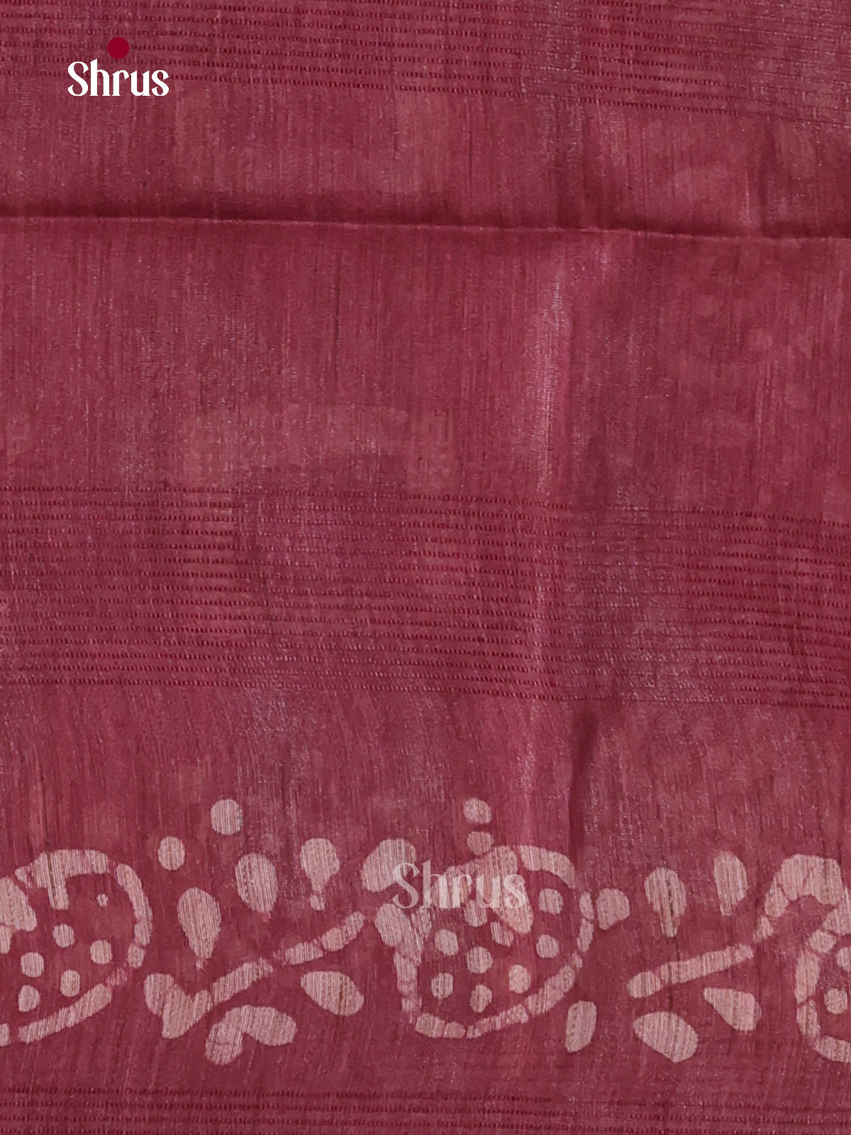 Red & Maroon - Bhatik Saree