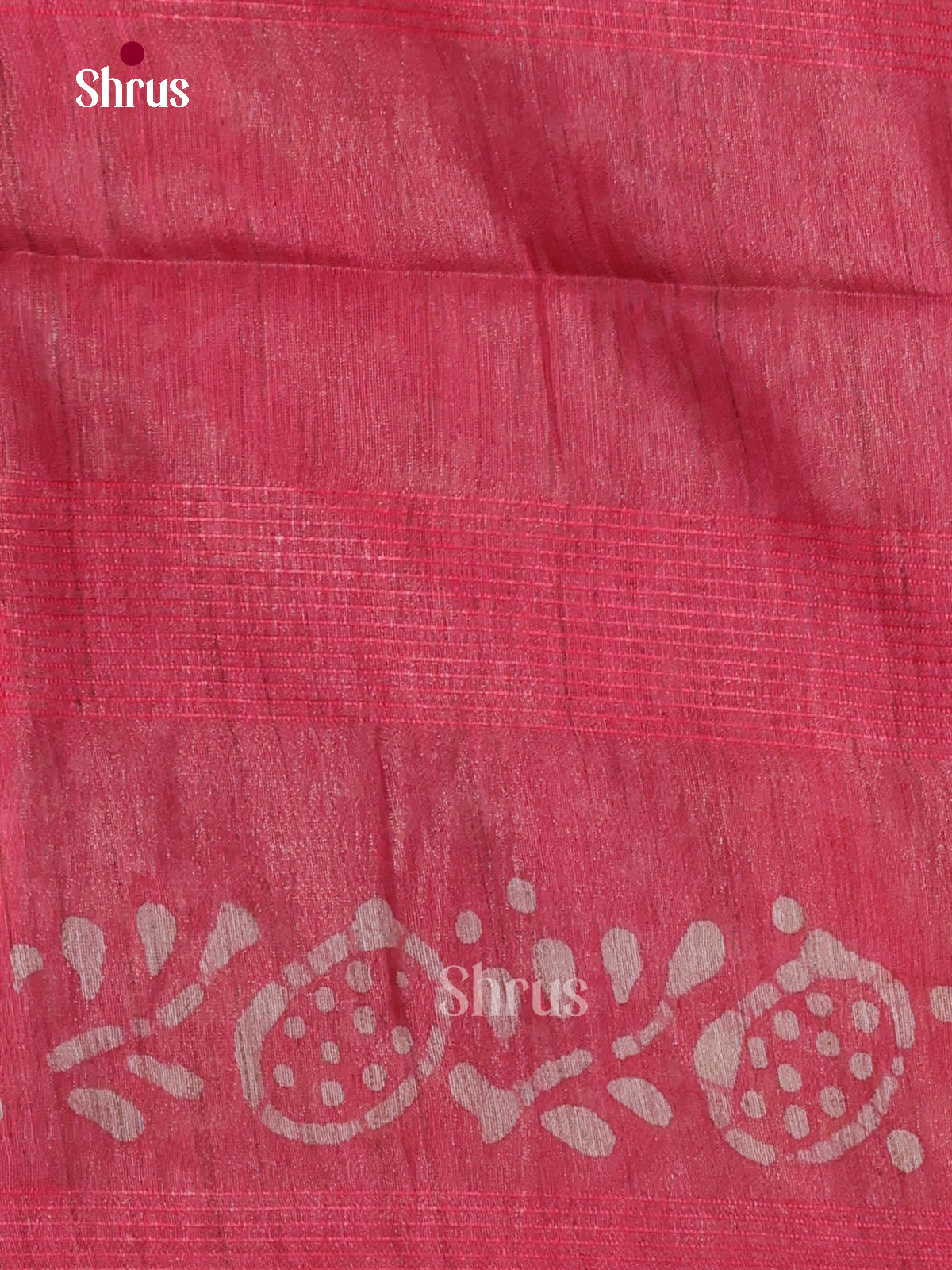 blue & Red - Bhatik Saree