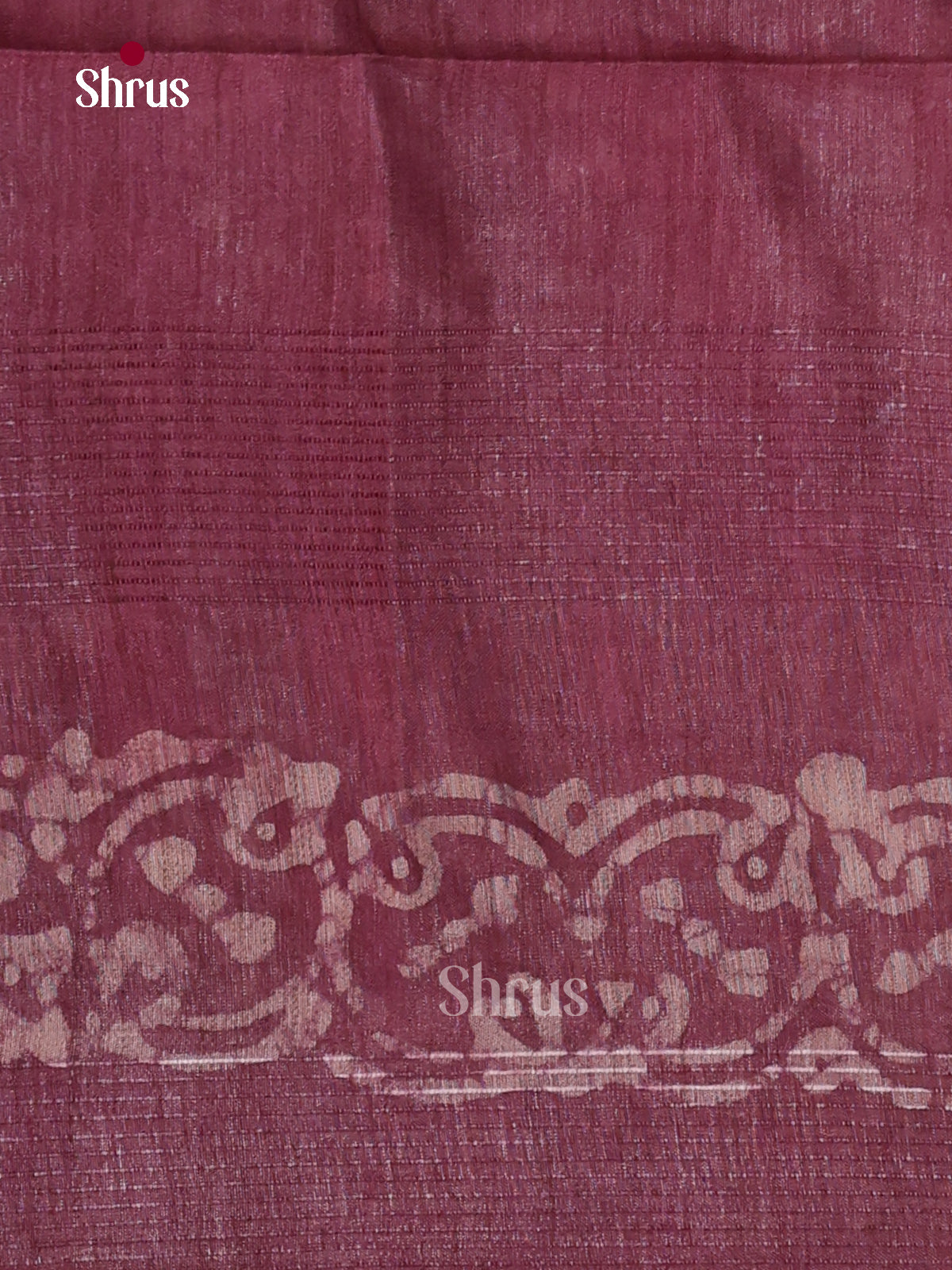 Red & Maroon - Bhatik Saree