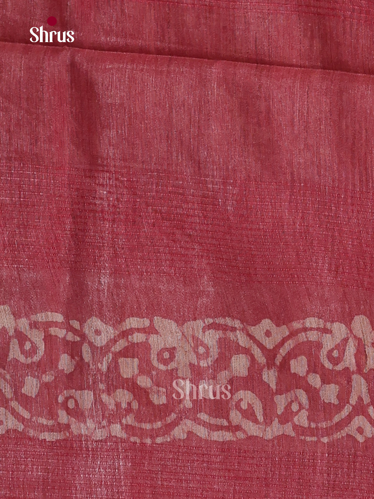 Black & Maroon- Bhatik Saree