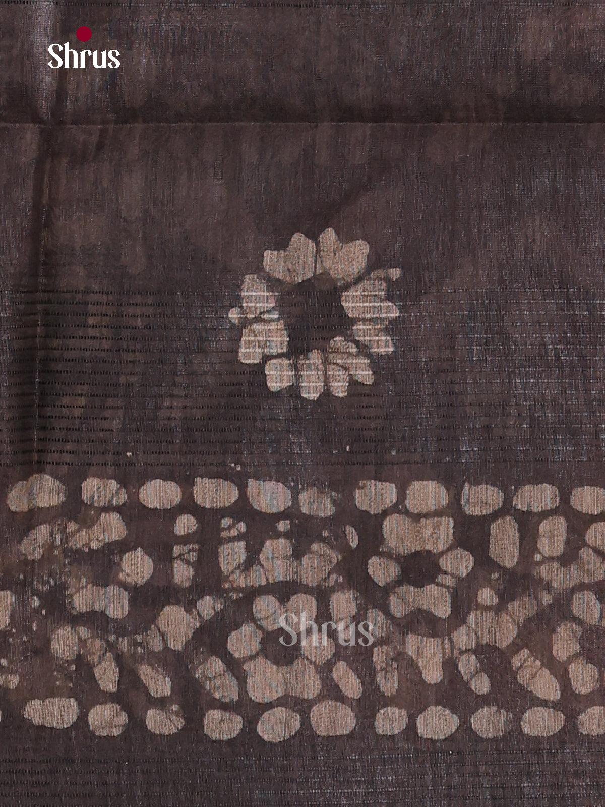 Maroon & Black - Bhatik Saree