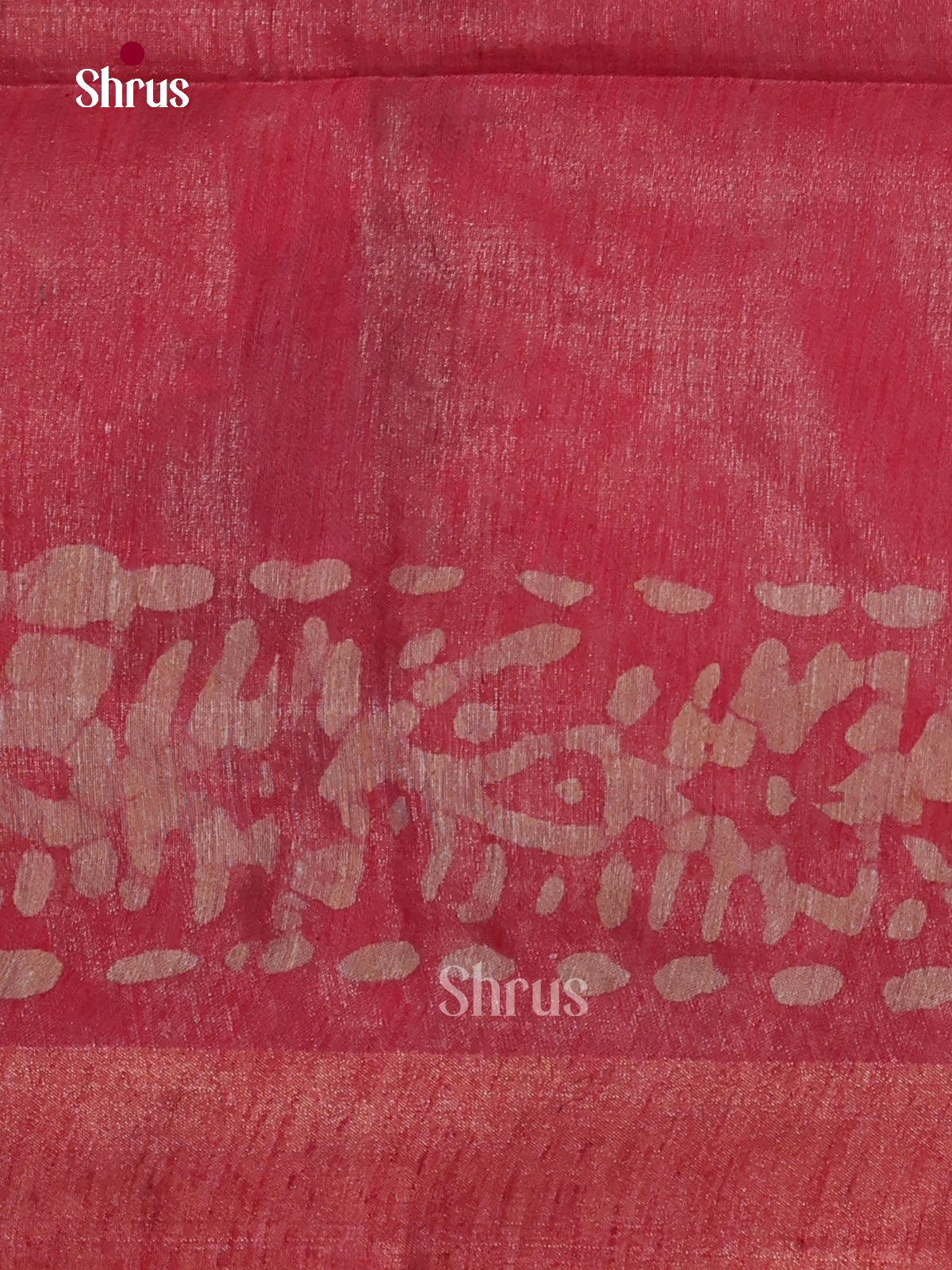 Blue & Red- Bhatik Saree