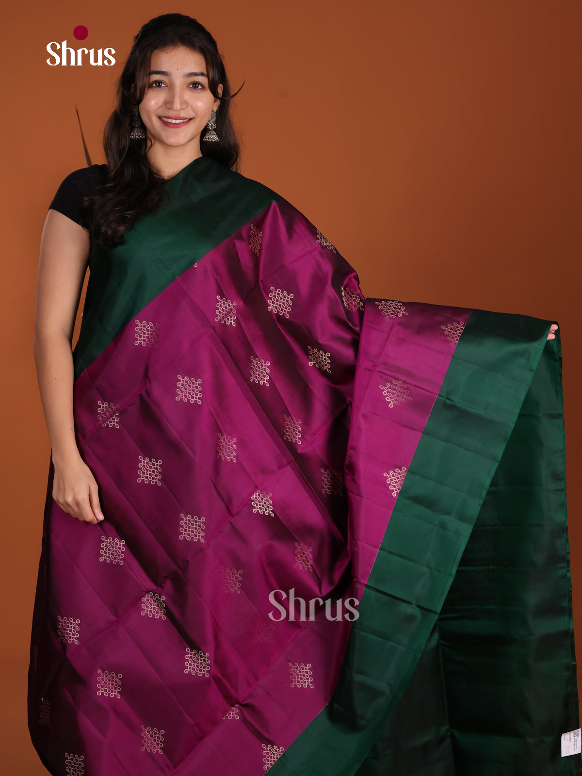 DLS02014 - Soft Silk (HR) Saree - Shop on Shrus.com