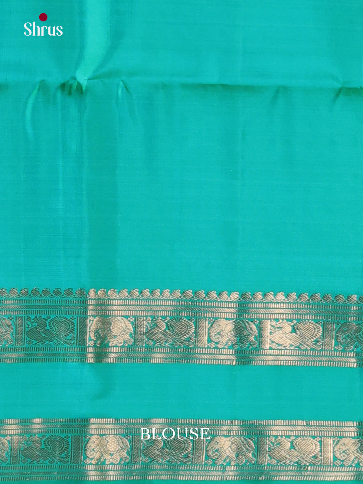 Pretty Teal single Tone Soft Silk Saree gleams with zari peacock buttas