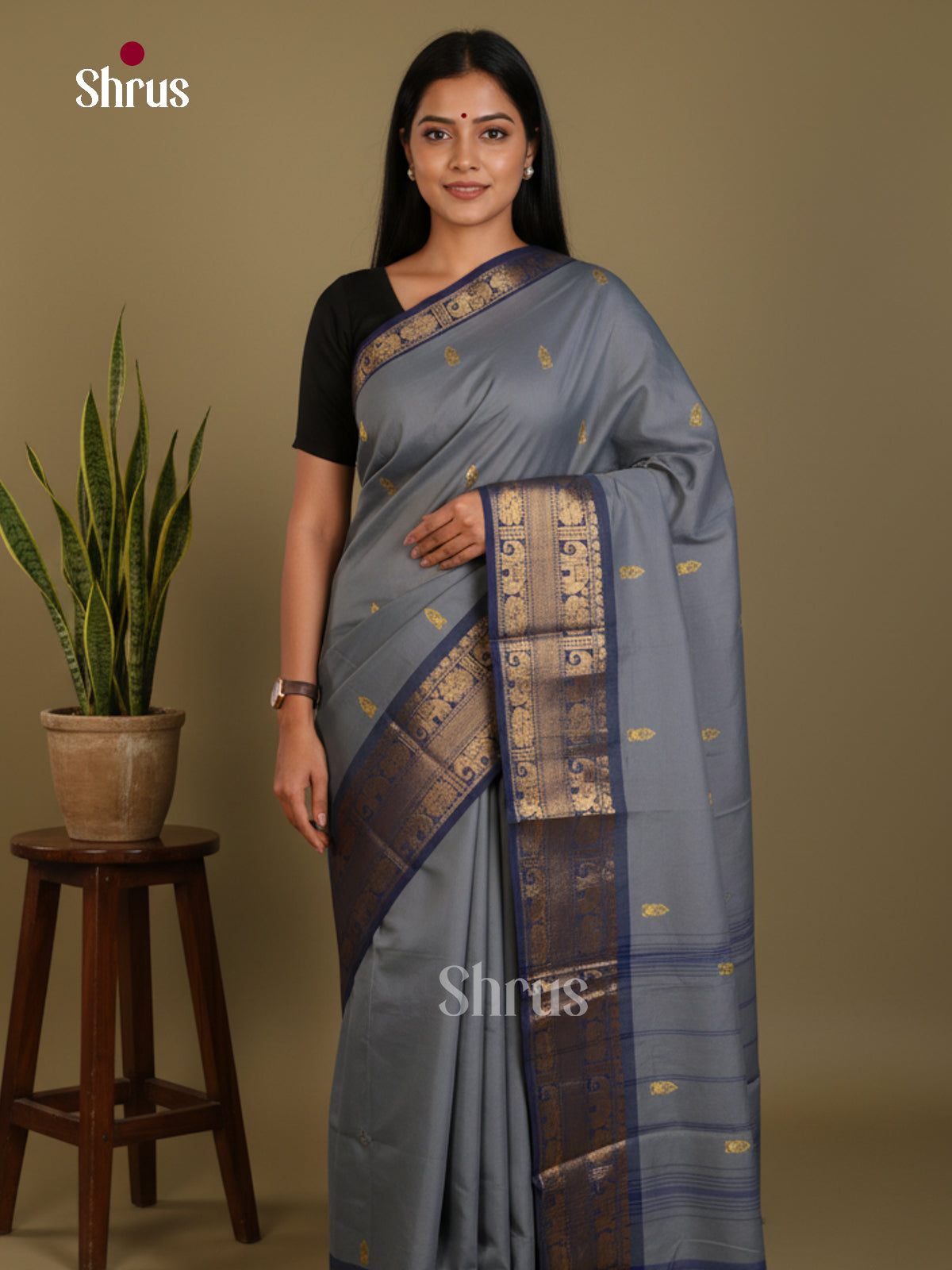 DLS03014 - Chettinad Mix Cotton-Without Blouse Saree