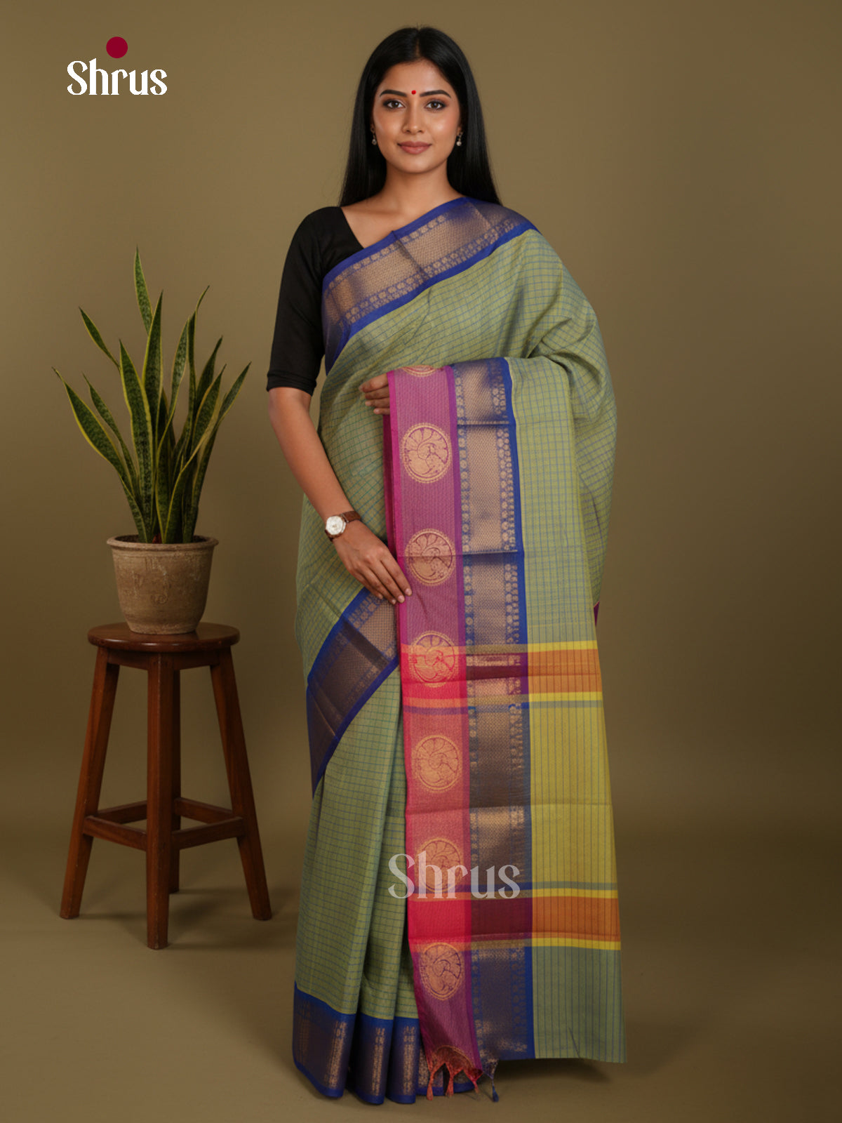 DLS04007 - Chettinad Cotton Saree