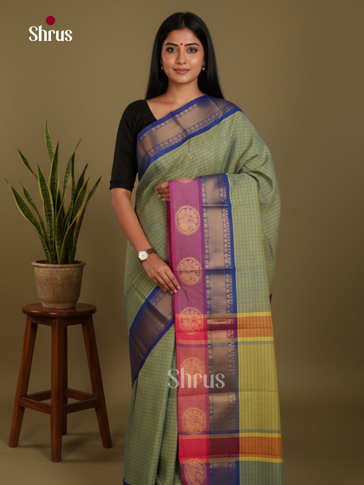 DLS04007 - Chettinad Cotton Saree