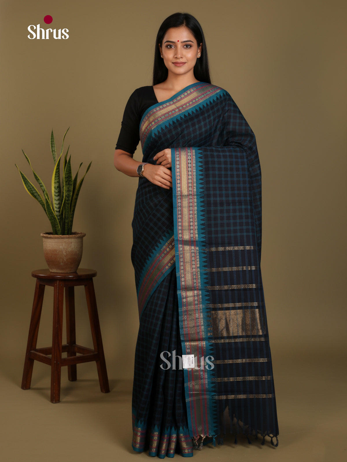 DLS04013 - Chettinad Cotton Saree
