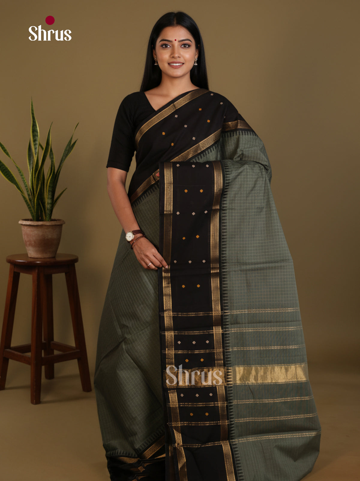 DLS04014 - Chettinad Cotton Saree