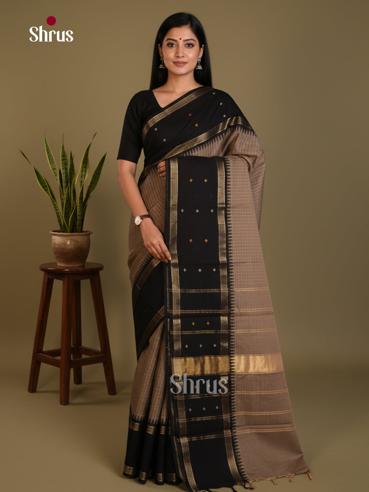 DLS04016 - Chettinad Cotton Saree - Shop on Shrus.com