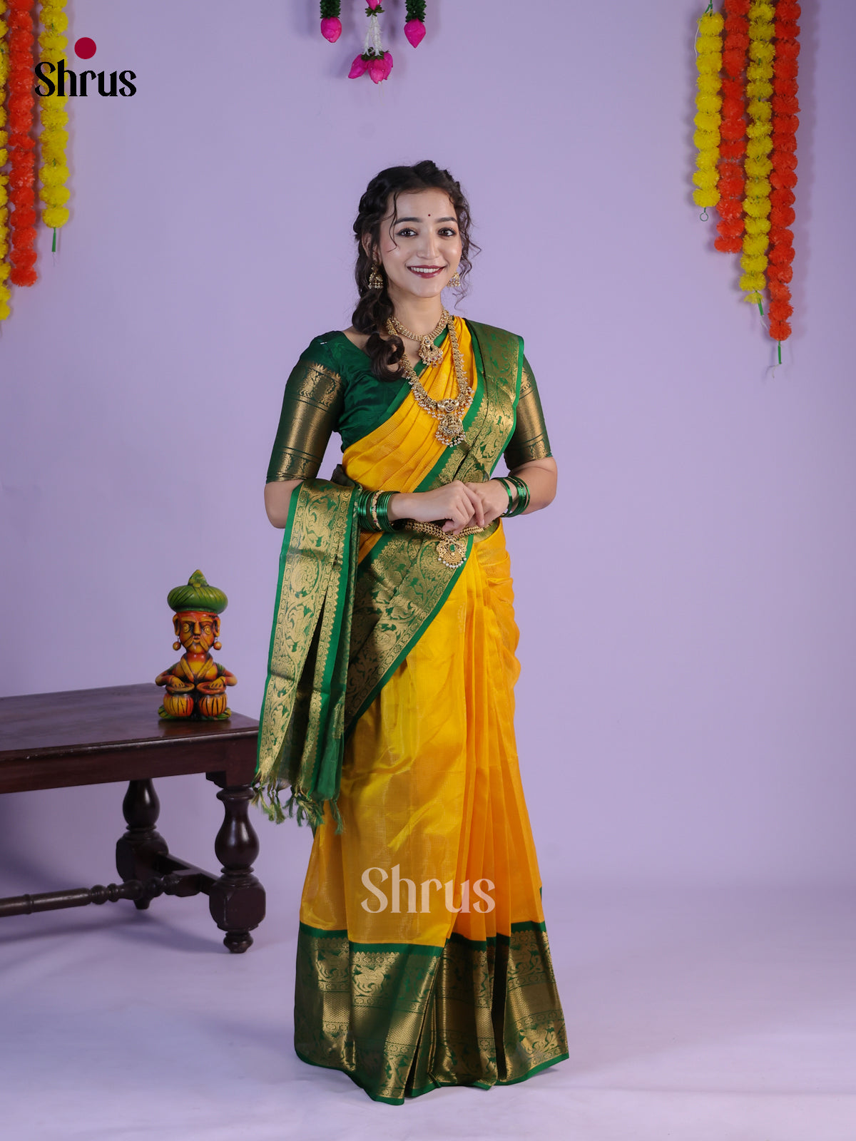 DLS04067 - Korvai-Big border Saree