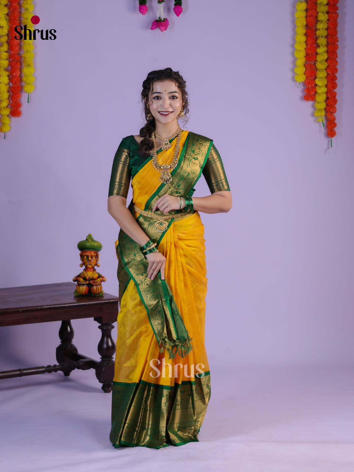 DLS04067 - Korvai-Big border Saree