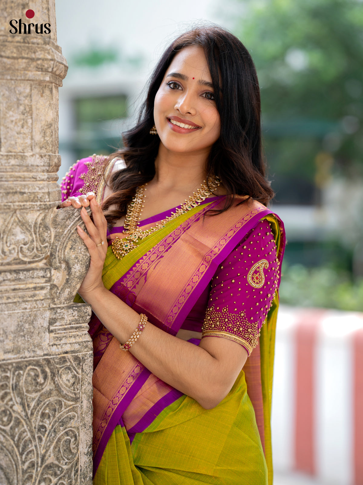 DLS04068 - Korvai-Big border Saree