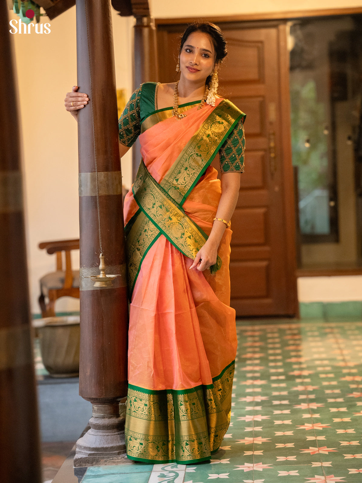 DLS04069 - Korvai-Big border Saree