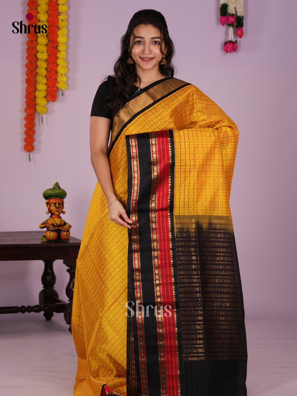 DLS04112 - Korvai-kattams Saree