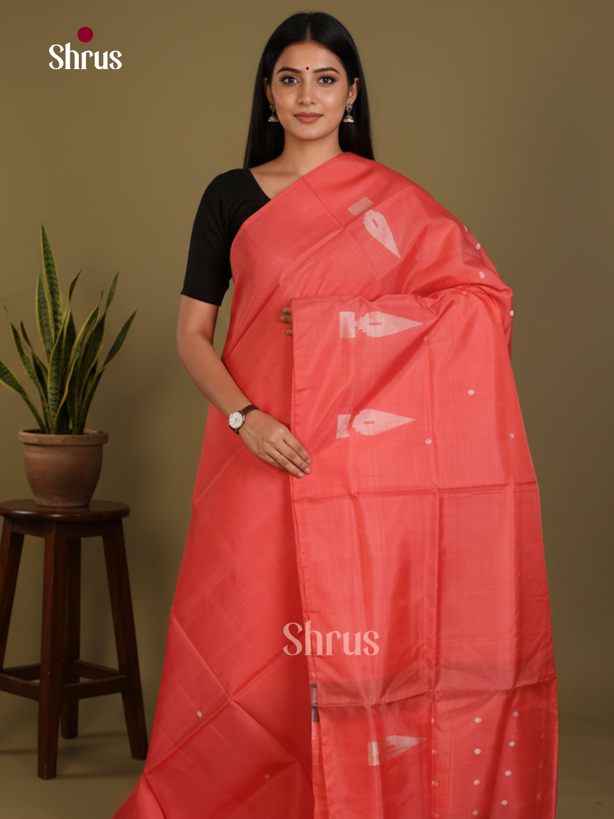 DLS04150 - Banana Pith without blouse Saree