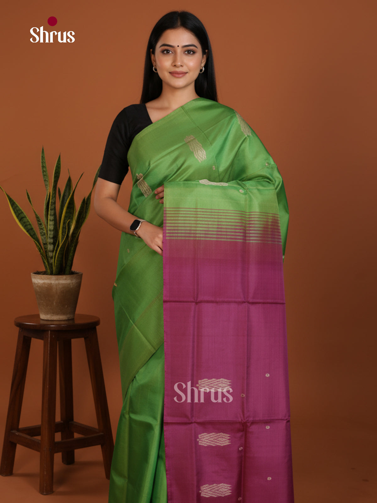 DLS04169 - Banana Pith without blouse Saree