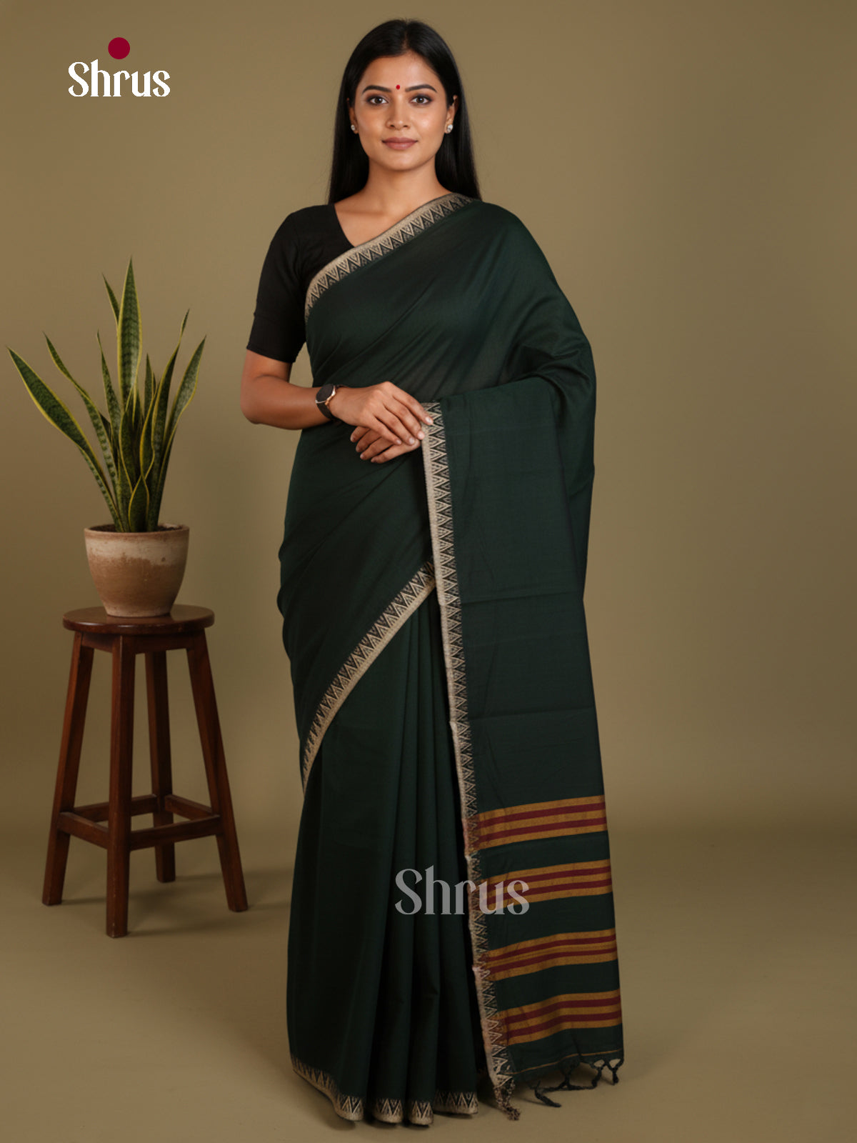 DLS05133 - Narayanpet Cotton Saree - DLS05133 - Shop on Shrus.com