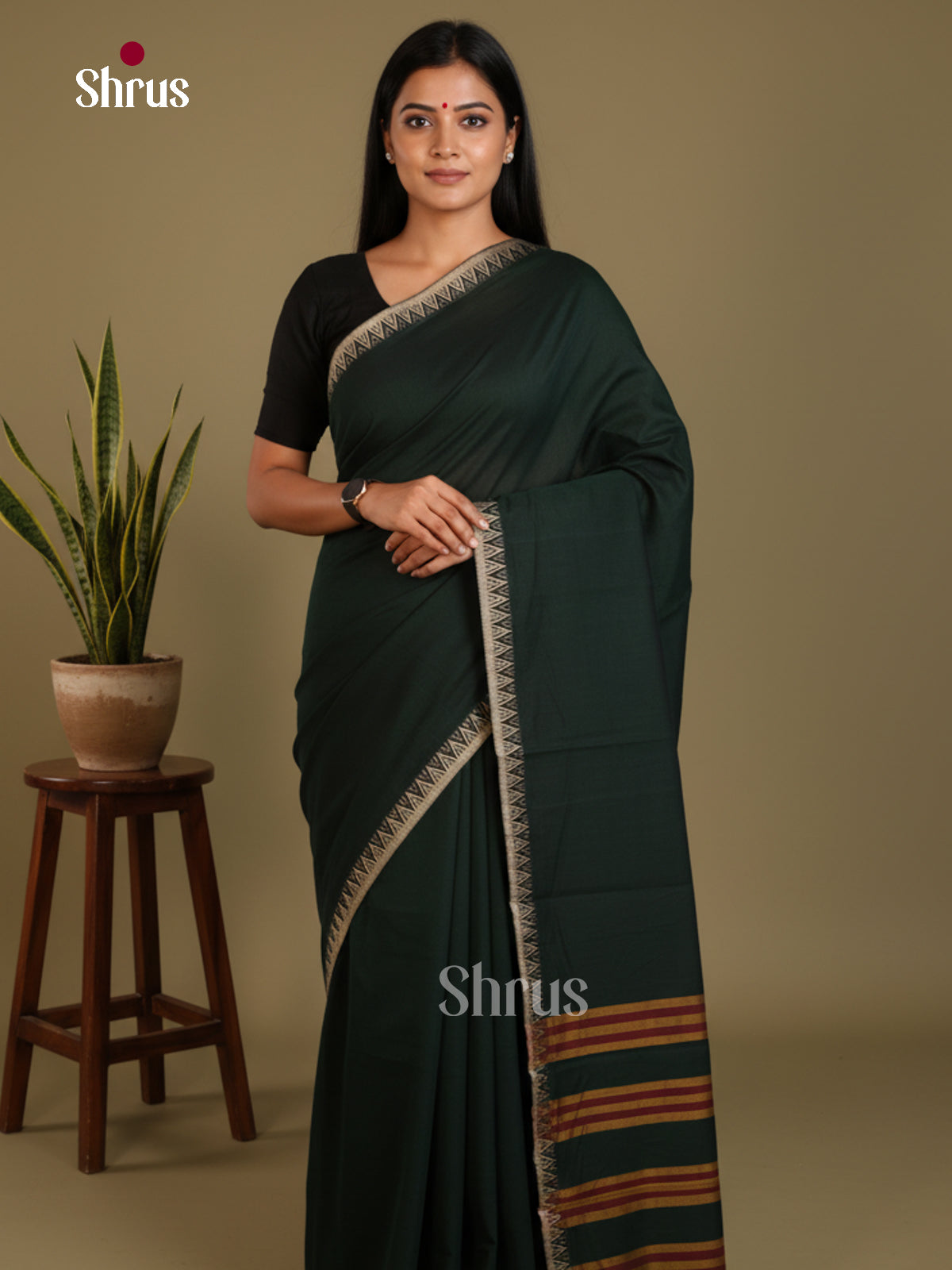 DLS05133 - Narayanpet Cotton Saree - DLS05133 - Shop on Shrus.com