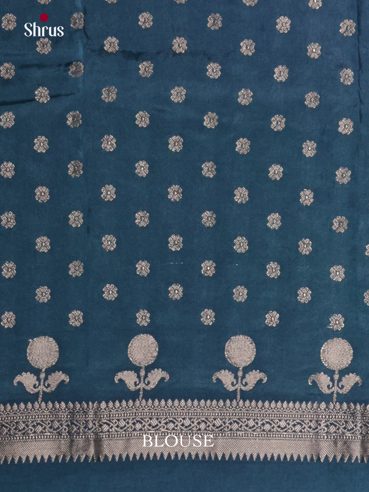 Purple & Blue - North Silk Cotton Saree - DLS06123 - Shop on Shrus.com