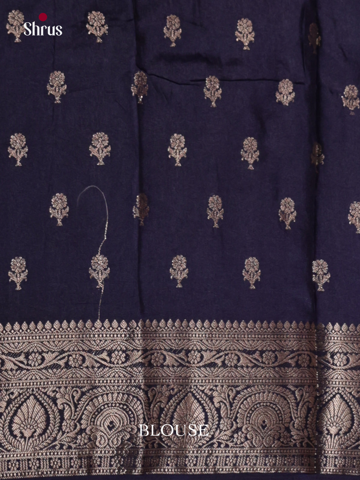 Purple & Blue - North Silk Cotton Saree- DLS06128