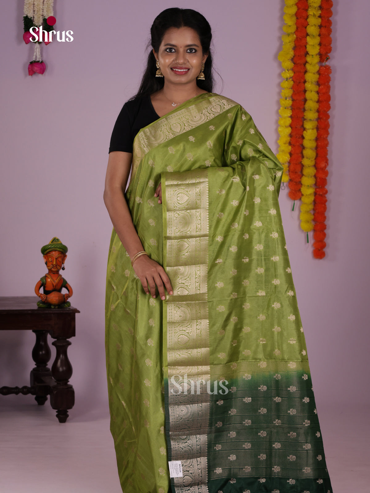 DLS06129 - North Silk Cotton Saree - Shop on Shrus.com