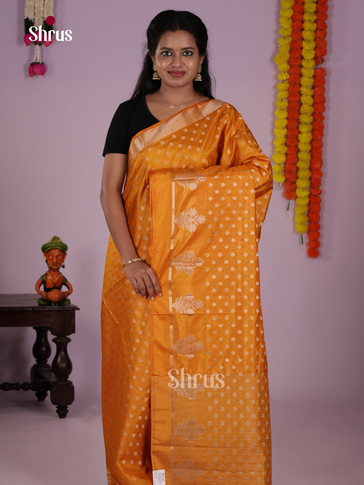 DLS06142 - North Silk Cotton Saree - Shop on Shrus.com