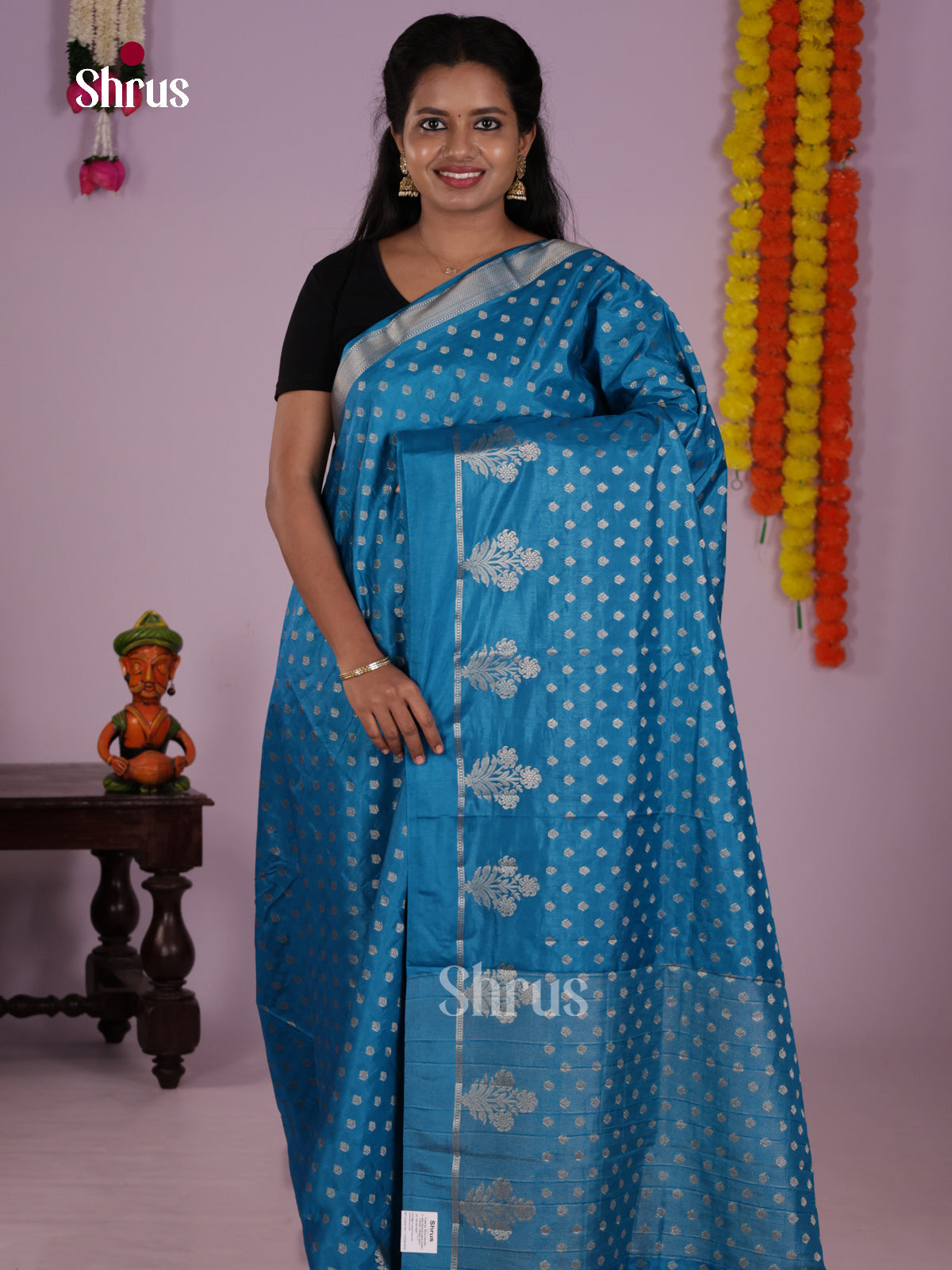 DLS06144 - North Silk Cotton Saree