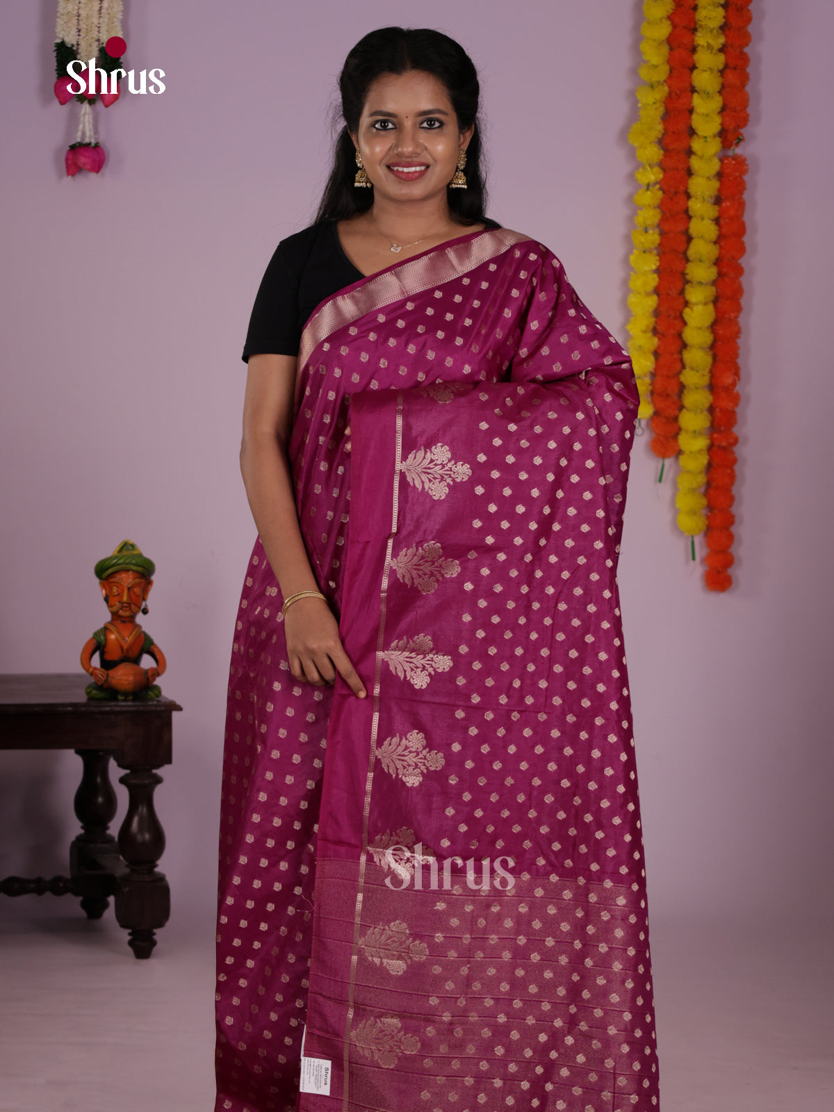 DLS06145 - North Silk Cotton Saree