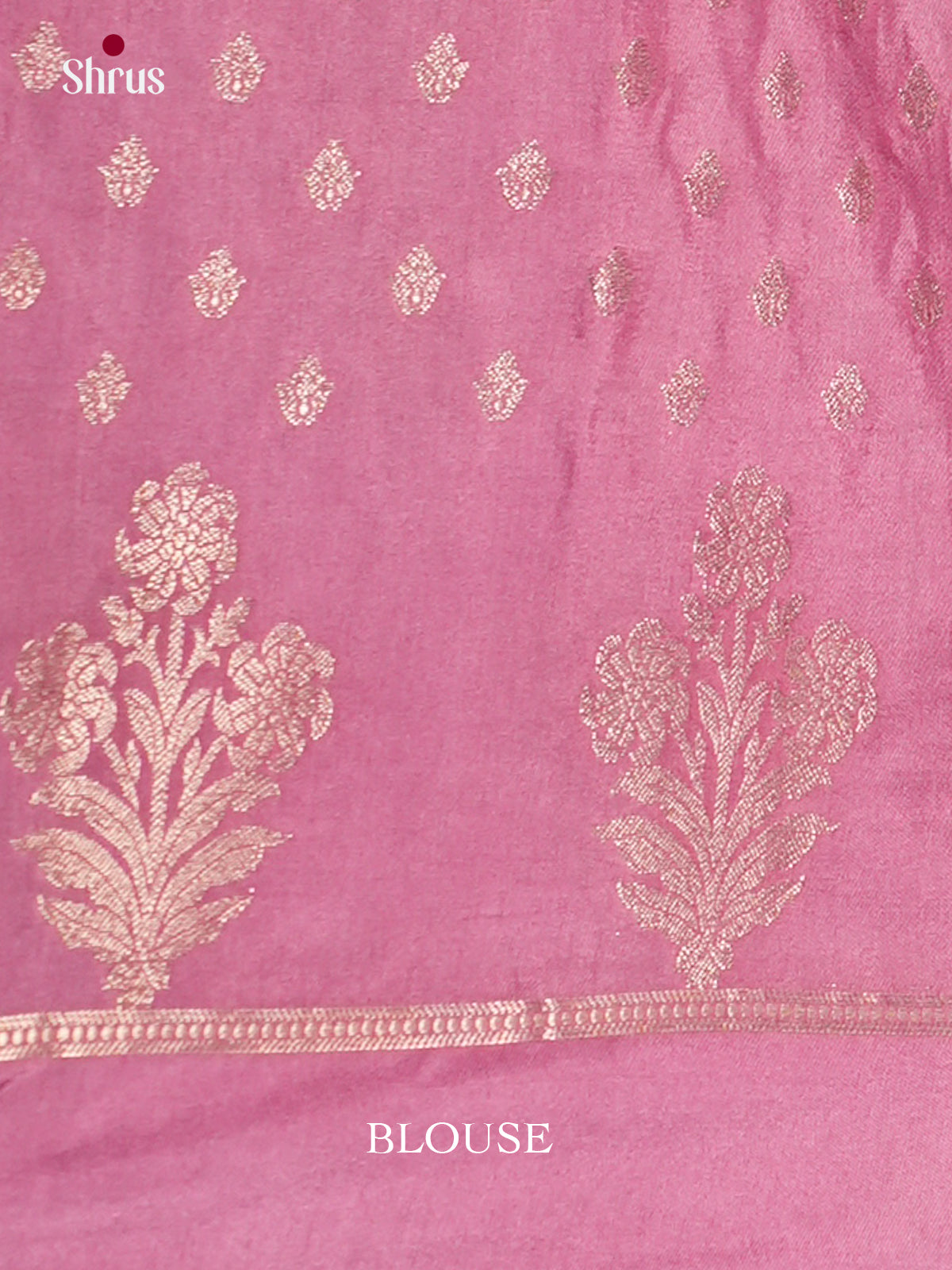 Pink (Single Tone)- North Silk Cotton Saree- DLS06149