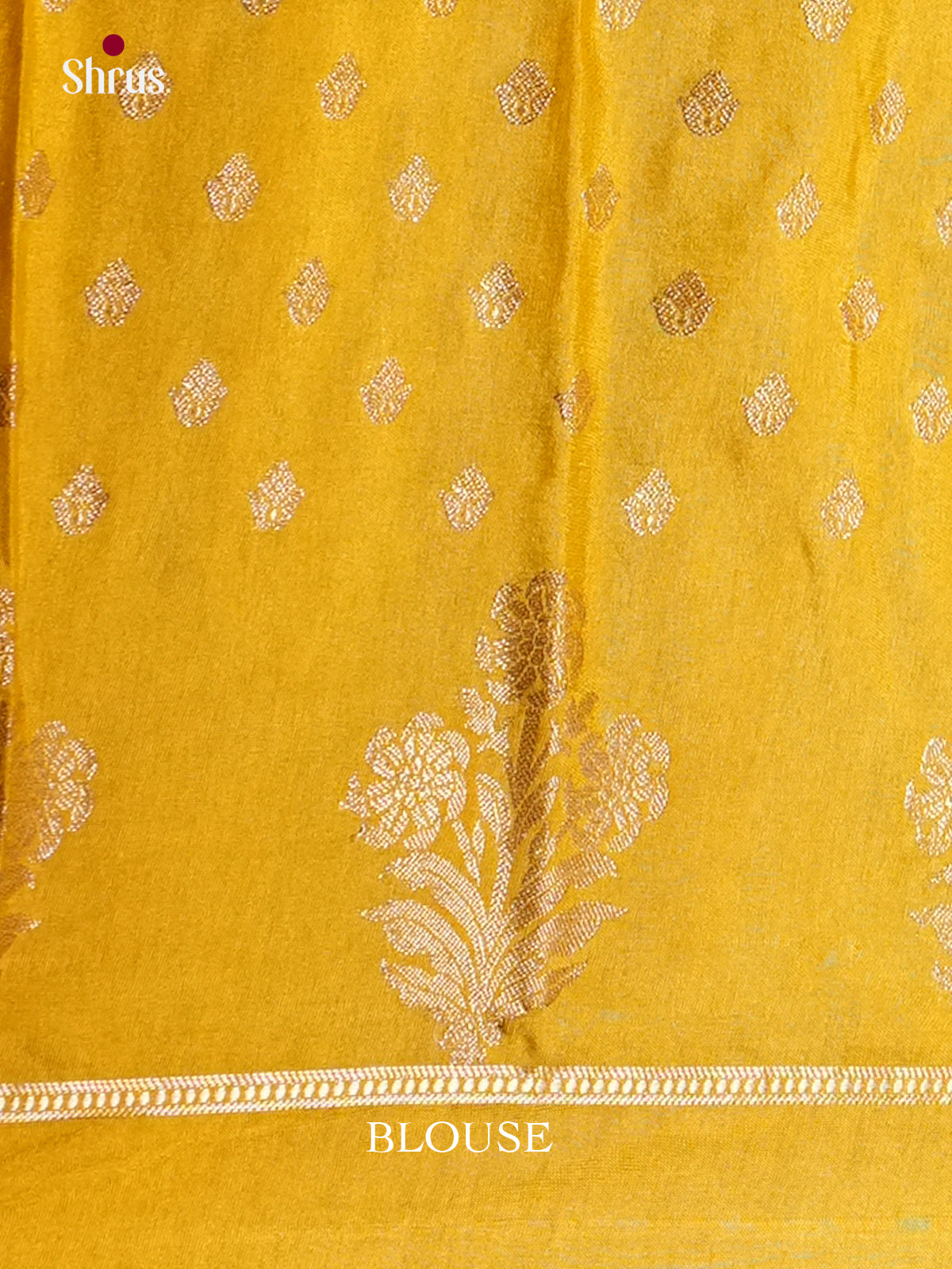 Yellow - North Silk Cotton Saree-DLS06152