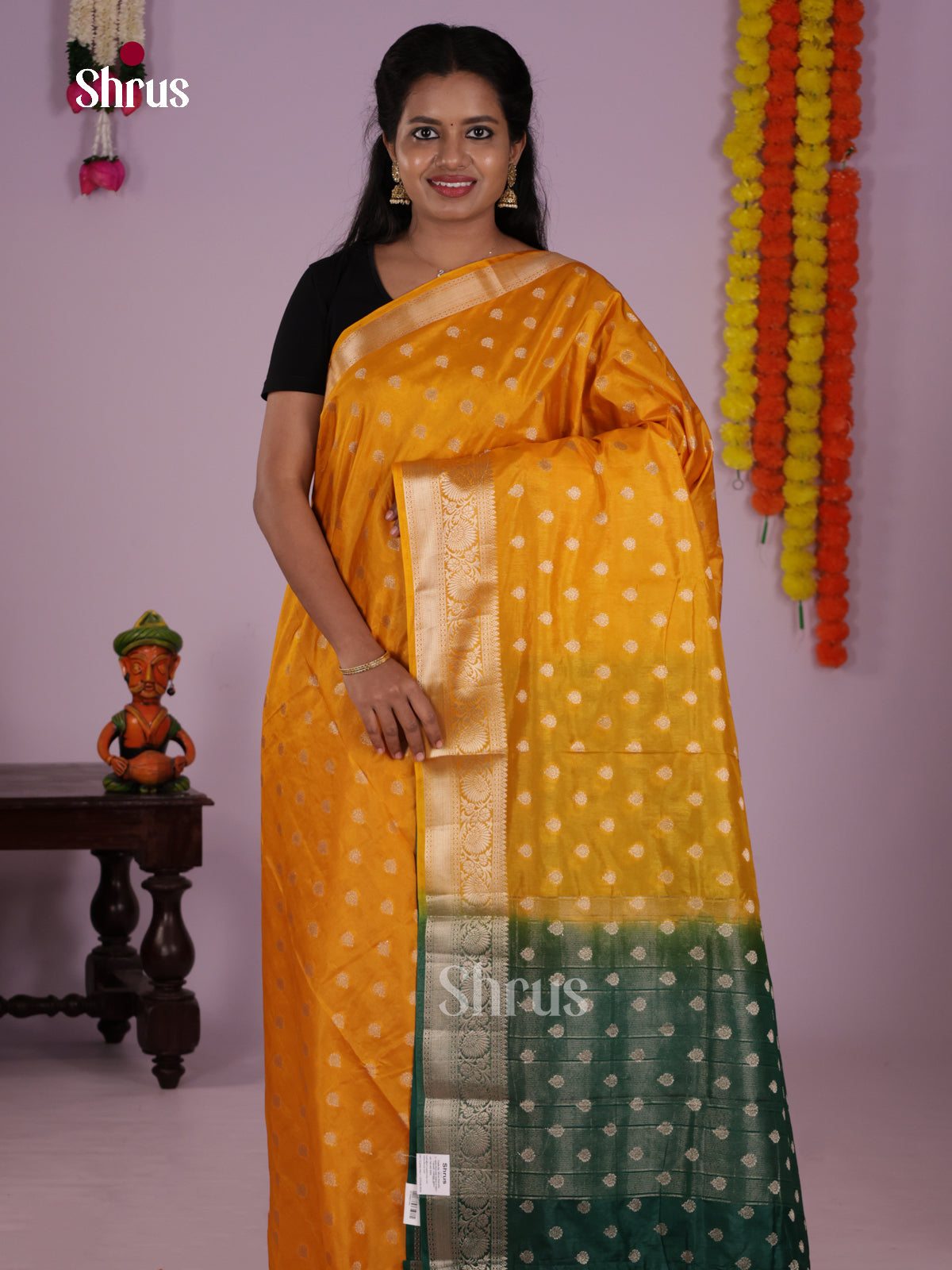 DLS06163 - North Silk Cotton Saree - Shop on Shrus.com